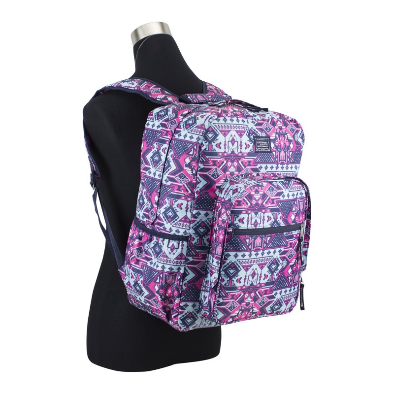 Unisex Fashion Backpack with Oversized Main Compartment and Hydration Pockets