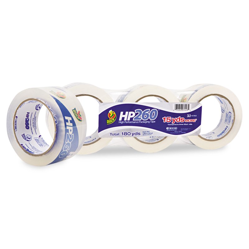 Clear Packing Tape 1.88 in x 60 yd - 3 Pack for Shipping & Moving