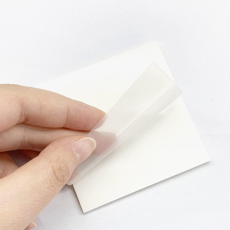 6 Pack Transparent Sticky Notes - Waterproof 3x3 Inches Clear Translucent Sheets