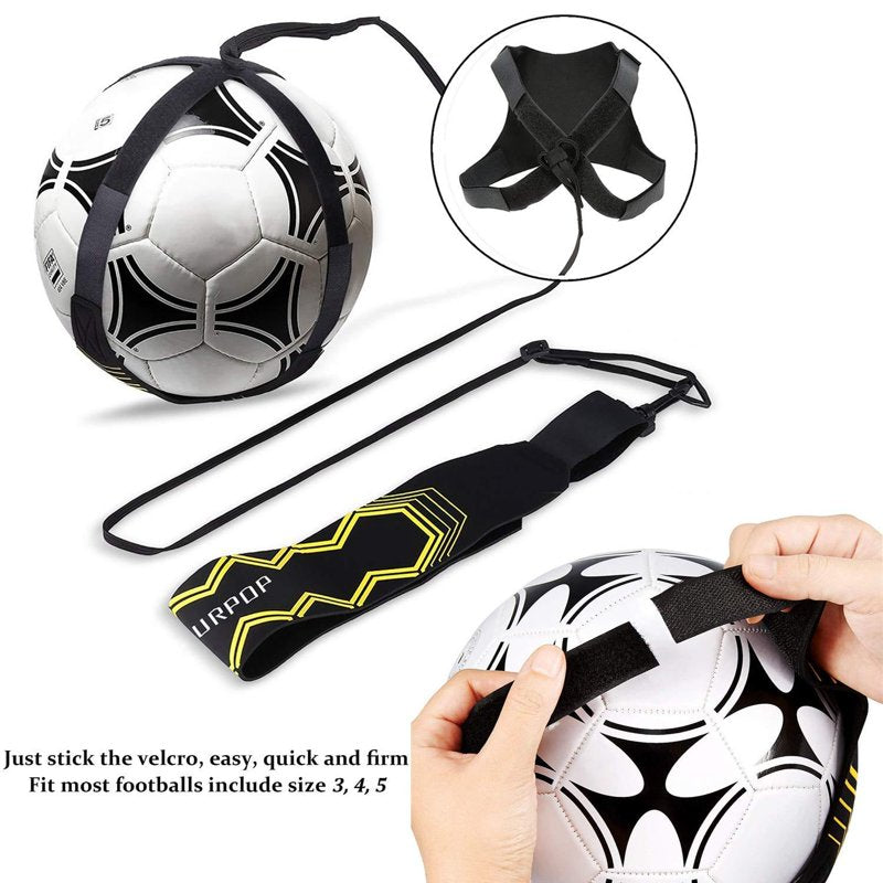 Soccer, Volleyball, Rugby Solo Training Belt Kit for Skills & Control