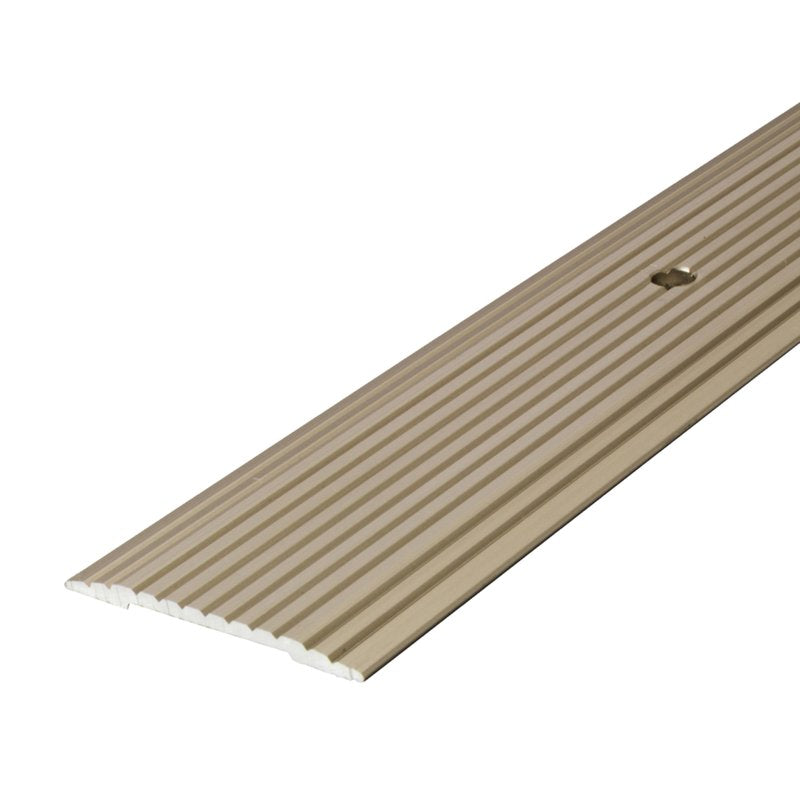 Aluminum Seam Binder with Screws - Pewter Finish, 72 Inch Length