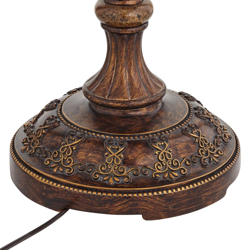 Traditional Floor Lamp with Candelabra Style 4-Light Bell Shade - 64.5" Tall