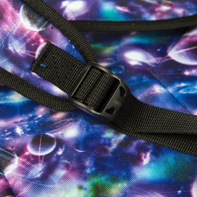 Unisex Printed School Backpack Laptop Tablet Travel Daypack - Galaxy Pattern