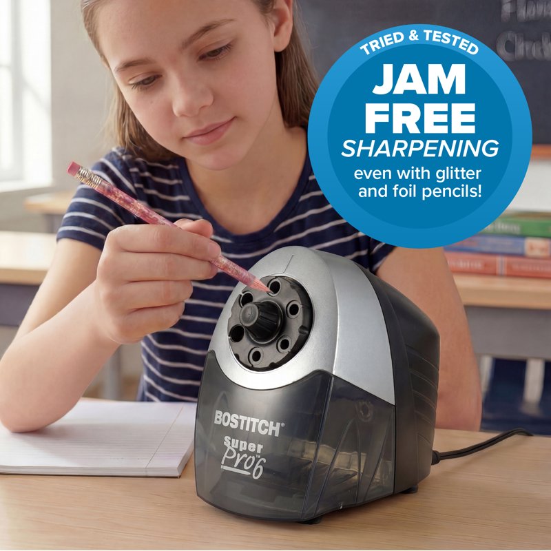 Commercial Electric Pencil Sharpener - Heavy Duty, Fast & Quiet