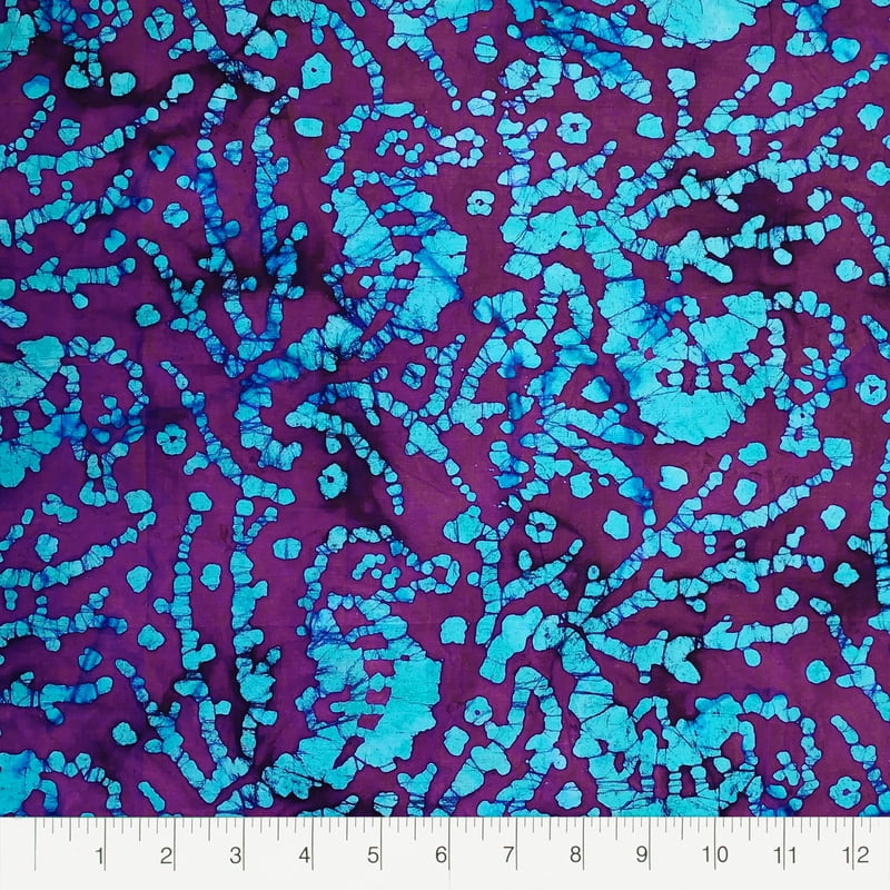 Cotton Batik Precut Fabric Bundle 18x21 Inches - Multicolor 5 Pieces