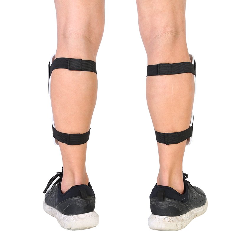 Athletic Shin Guards for Soccer - Lightweight Calf Protection with Adjustable Straps