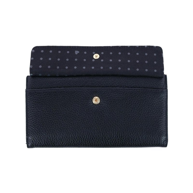 Leather Cosmopolitan Wallet for Women with Multiple Card Slots and Secured Pockets