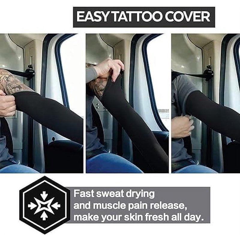 Cooling UV Protection Arm Sleeves for Sports and Outdoor Activities - UPF 50+