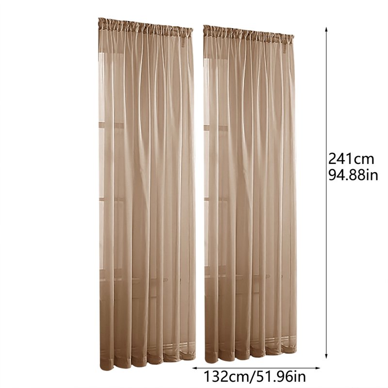 Blackout Thermal Insulated Curtain for Bedroom & Living Room - Light Blocking Noise Reducing Drapes