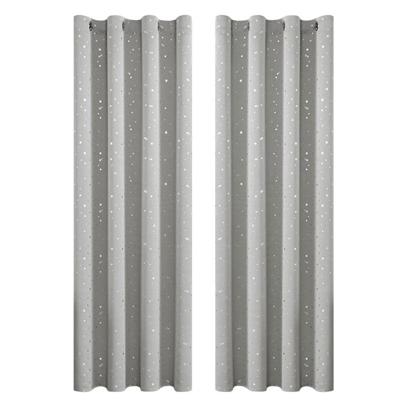 Blackout Insulated Curtains for Bedroom & Living Room - Noise Reduction, Energy Saving, Room Darkening Grommet Panels, 52x63 Inch