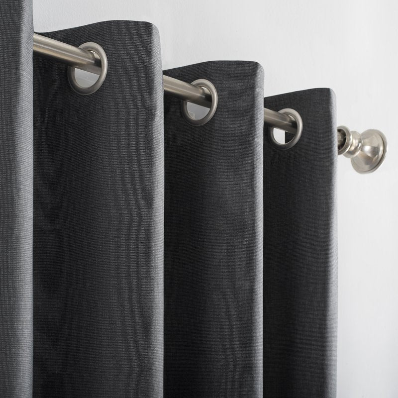 Blackout Thermal Insulated Grommet Curtain Panel - Light Blocking, Noise Reduction, Energy Saving