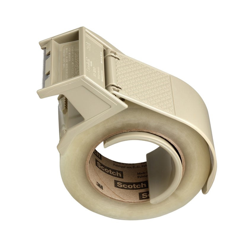 Gray Handheld Packaging Tape Dispenser for Box Sealing, Compact & Durable