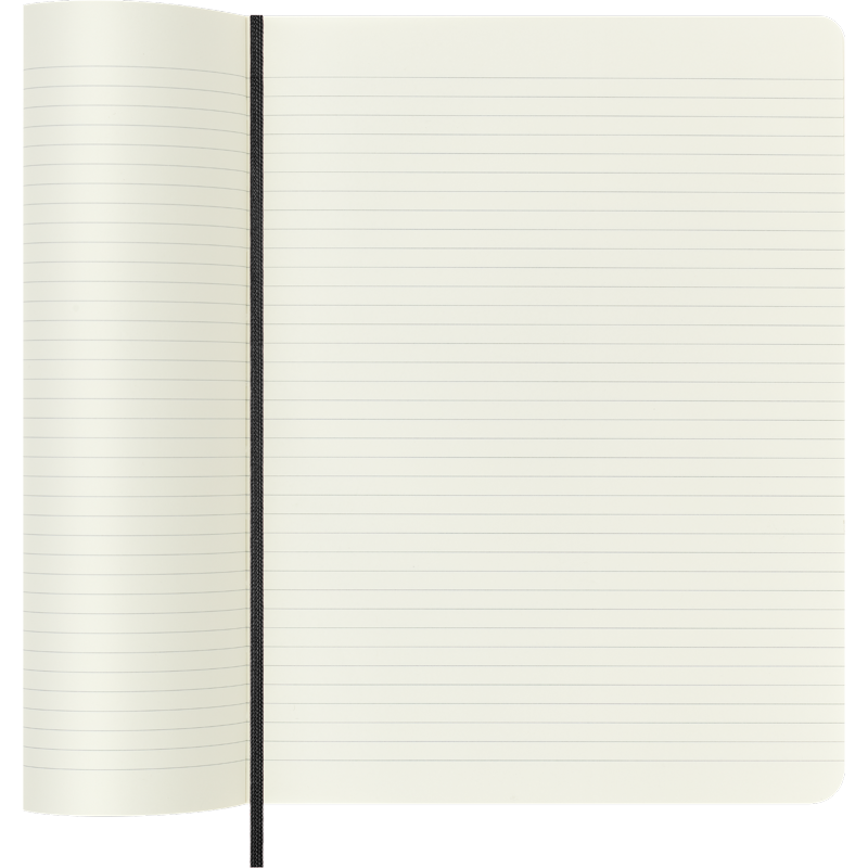 Moleskine Classic Notebook XL Soft Cover Black - Ruled Journal for Writing & Sketching