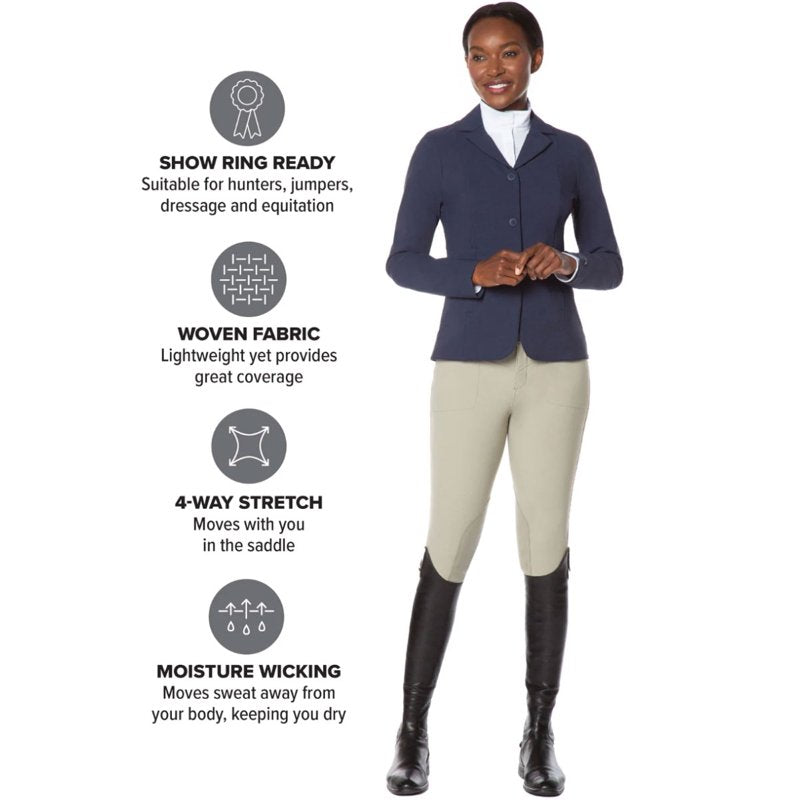 Kerrits Ladies Crossover II Knee Patch Breech - Performance Riding Tights