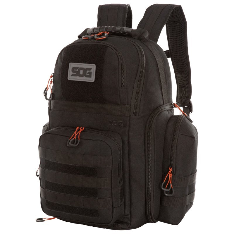 Military-Style Field Backpack with Pistol Compartments, 30.5L Black