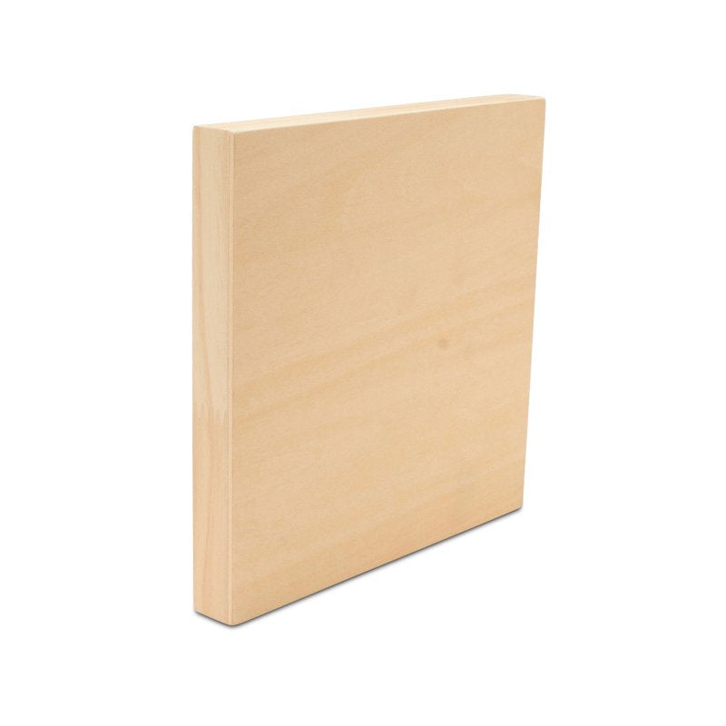 Unfinished Wood Canvas Frames Pack of 25 for Crafts & Home Decor - 6 x 6 inches