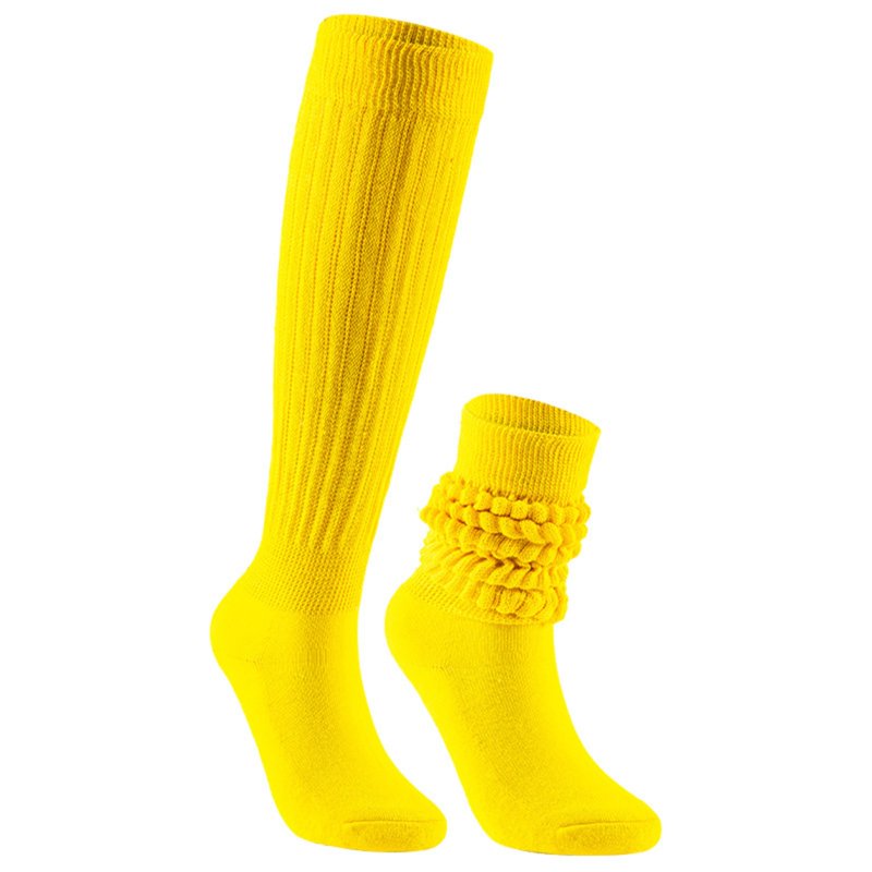 Z03 Yellow Unisex Medium High Tube Bubble Socks - Compression Crew Socks