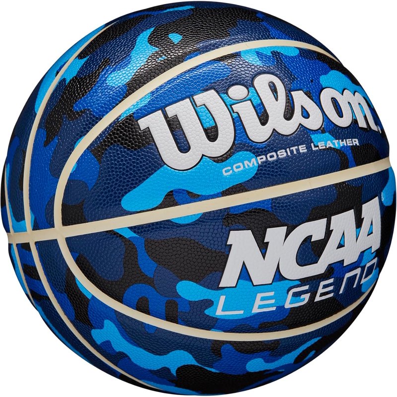 Wilson Size 7 Indoor/Outdoor Basketball - Blue Camo, 29.5 Inch