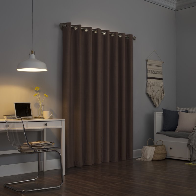 Blackout Thermal Insulated Curtain Panel - Room Darkening & Energy Saving