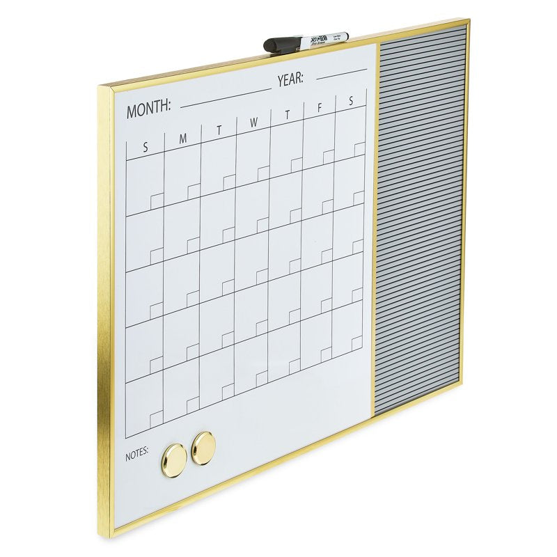 Magnetic Dry Erase Wall Calendar & Letter Board 17x23 inches