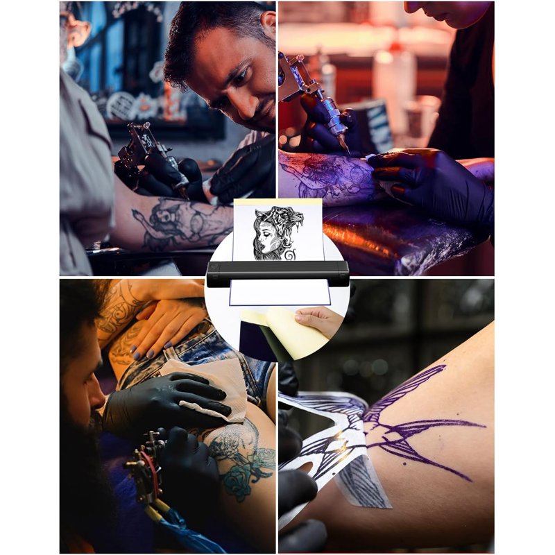 Tattoo Transfer Paper Kit 100 Sheets for Tattooing & Artistic Tracing