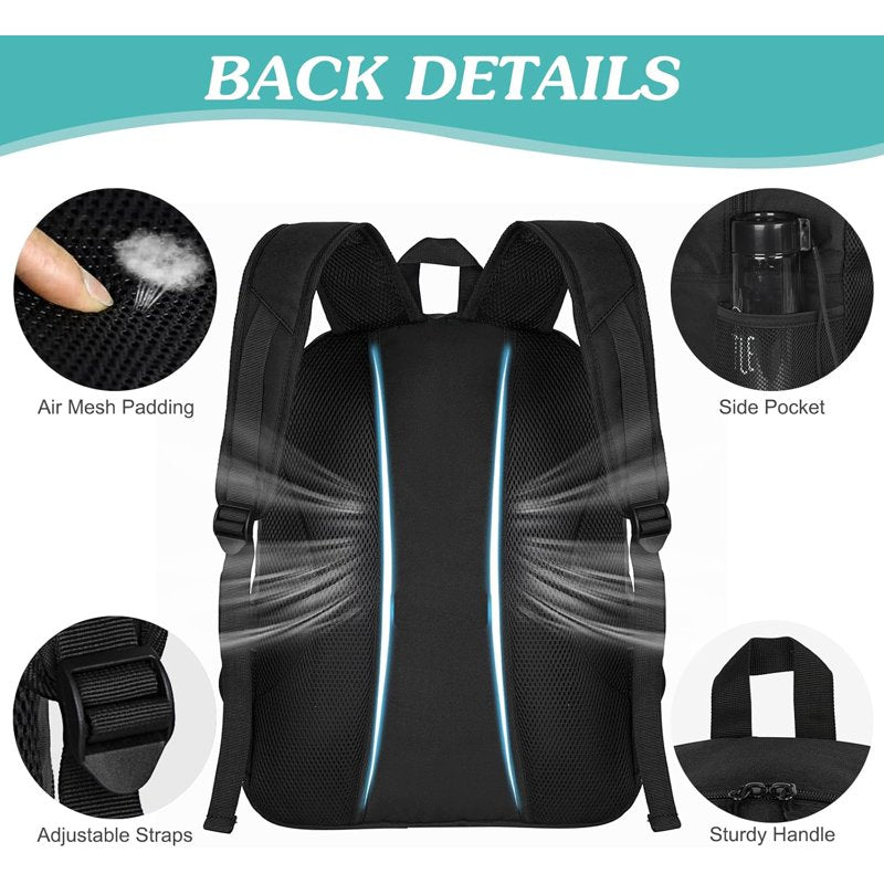 WOLT Soccer Backpack with Ball Holder & Shoe Compartment - Variation: Black