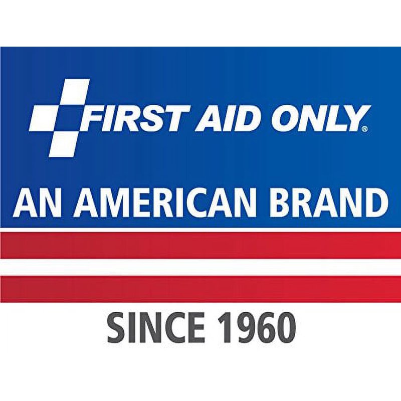 Portable First Aid Kit with 102 Components and Hard Plastic Case