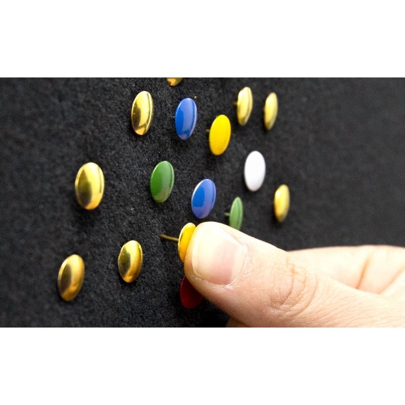 Nickel Silver Thumb Tacks 200 Count for Bulletin Boards & Crafts
