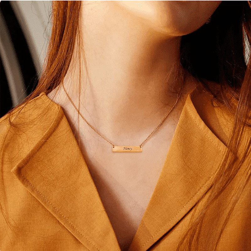 Personalized Name Necklace - Engraved Jewelry for Her, Custom Gift