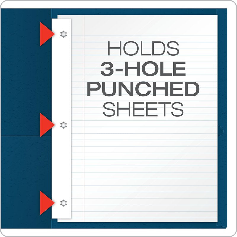 Twin Pocket Folder 25 Pack - Recycled Leatherette Office Document Organizer