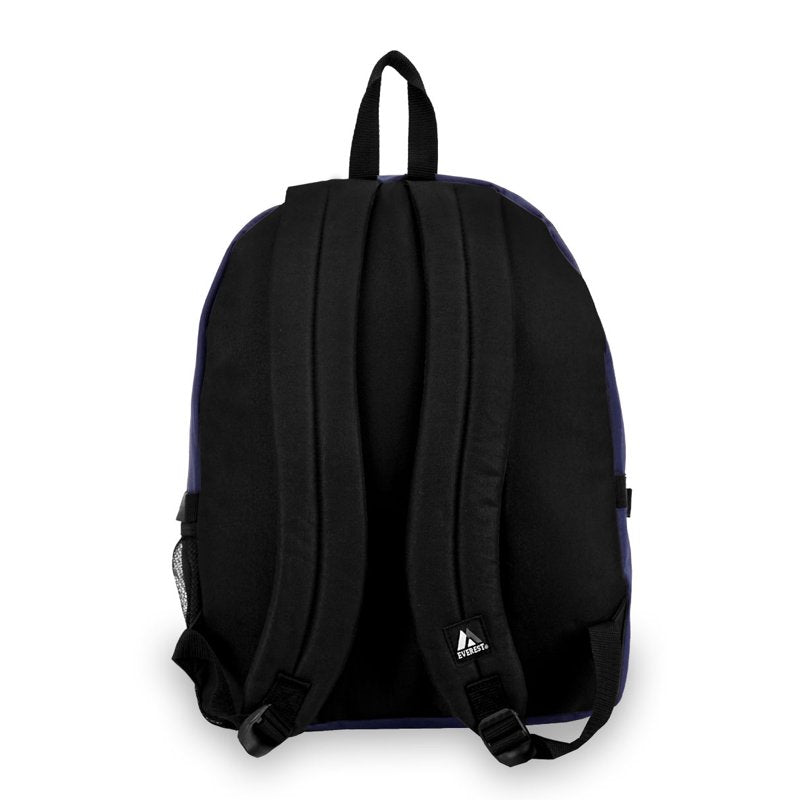Water-Resistant Travel Backpack with Mesh Front and Side Pockets