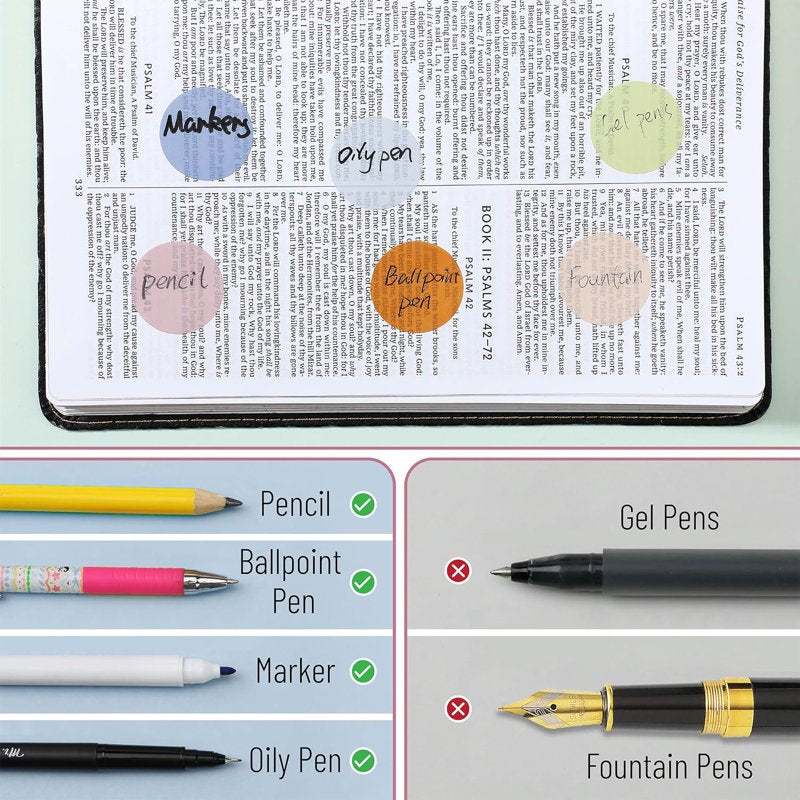 Transparent Sticky Notes Set - 560 Assorted Circular Tabs for Organizing