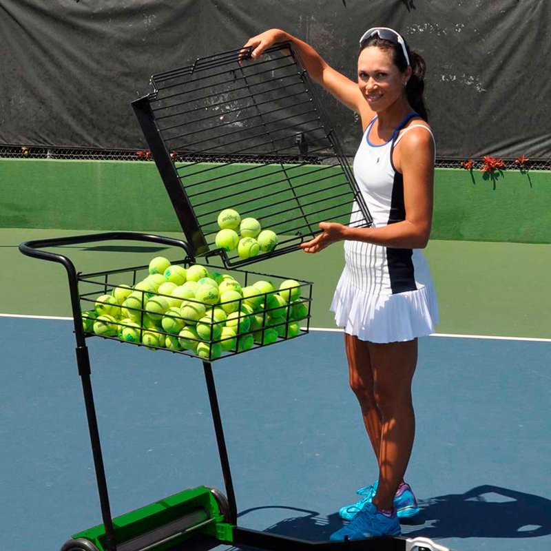 MultiMower Tennis Ball Collector and Teaching Cart - Easy Transport, Versatile Design