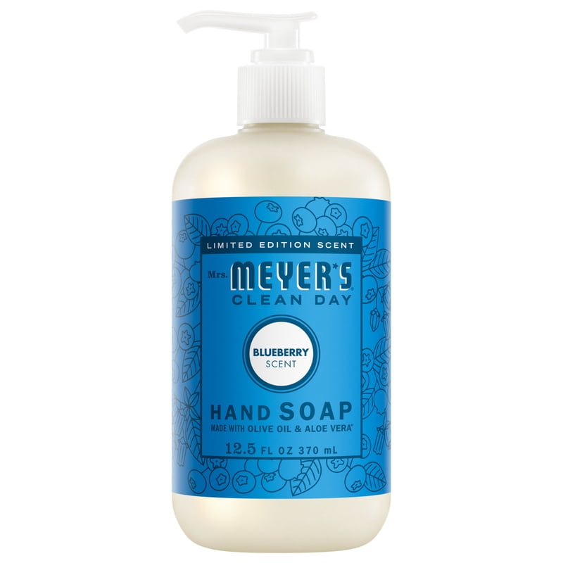 Mrs. Meyer’s Blueberry Scent Liquid Hand Soap - 3 Pack, 12.5 Fl Oz