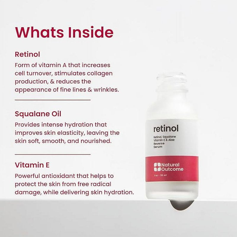 Retinol Facial Serum - Anti-Aging, Hydrating, 10 oz
