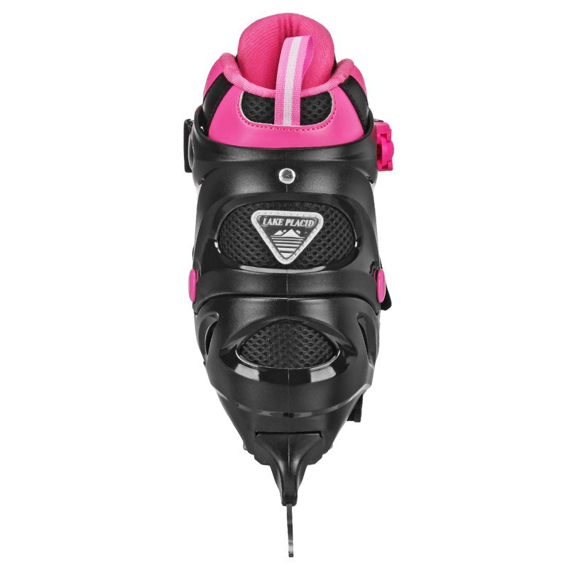 Girls Adjustable Ice Skates - Soft Warm Lined Recreational Skates