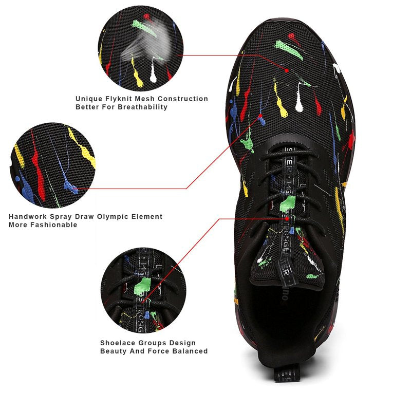 Kids Tennis Shoes Lightweight Breathable Running Sneakers for Boys & Girls