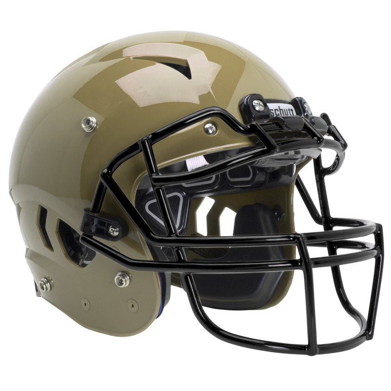 Youth Football Helmet with Impact Absorption & Ventilation - Size S, Cardinal