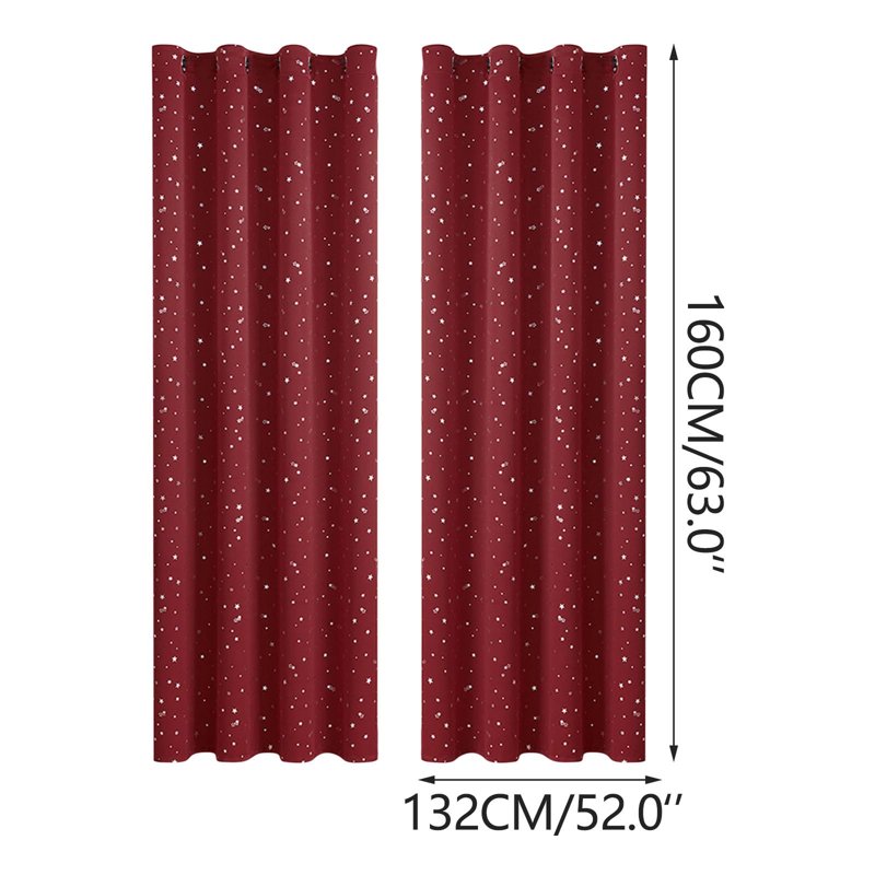 Blackout Curtains for Bedroom & Living Room - Thermal Insulated Grommet Panels