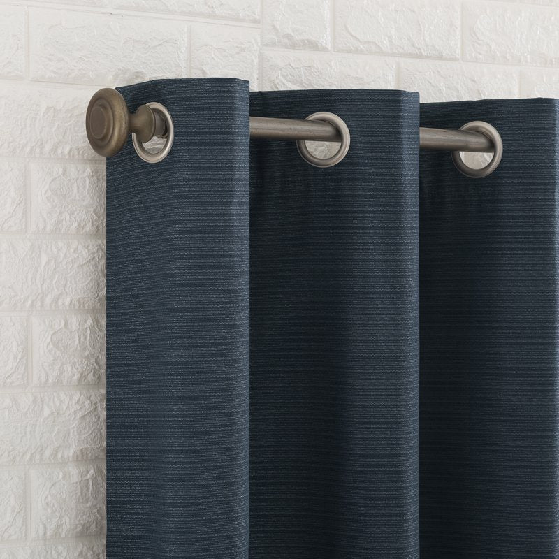 Thermal Insulated Grommet Curtain Panel Pair - Room Darkening, Energy Efficient, Noise Reducing