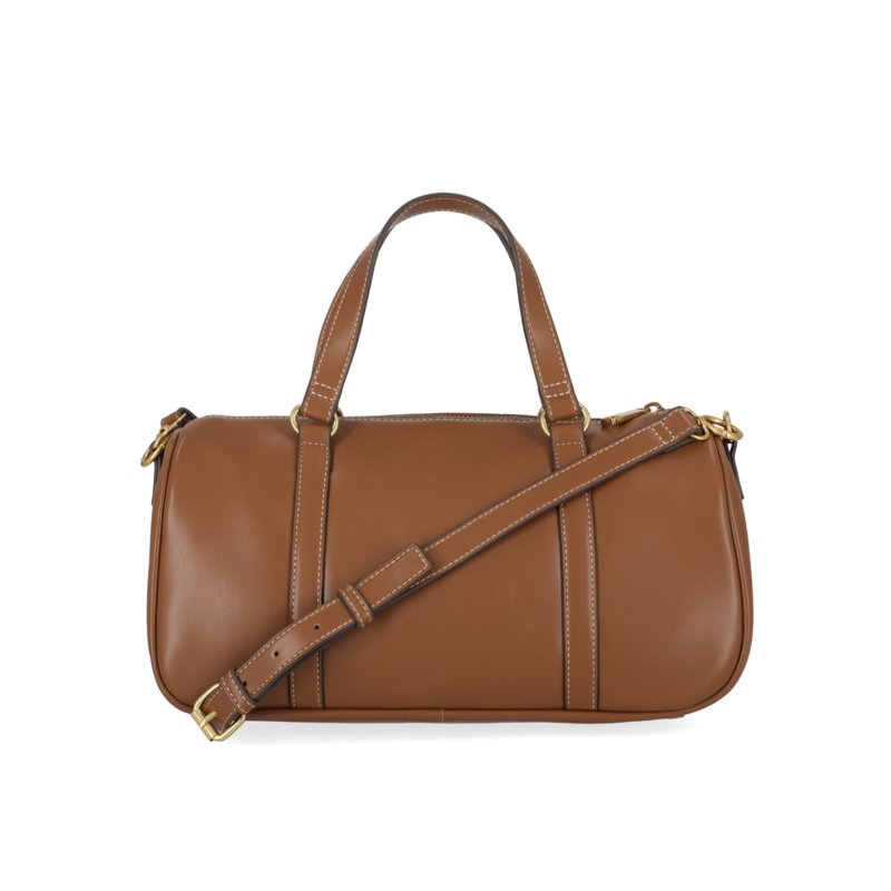 Women's Faux Leather Frame Satchel Handbag - Multiple Colors