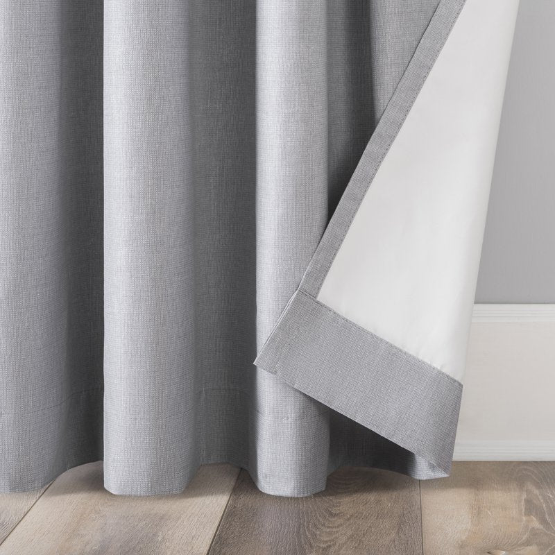 Thermal Insulated Blackout Curtain Panel - Light Blocking & Energy Saving