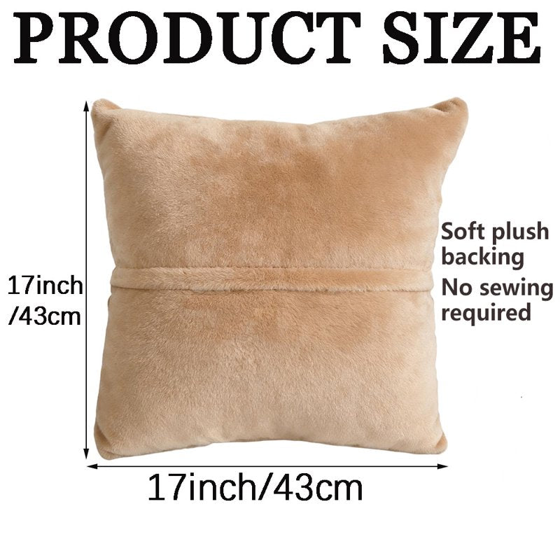 Latch Hook Craft Kit for Adults - Colorful Animal Pillow & Rug Making