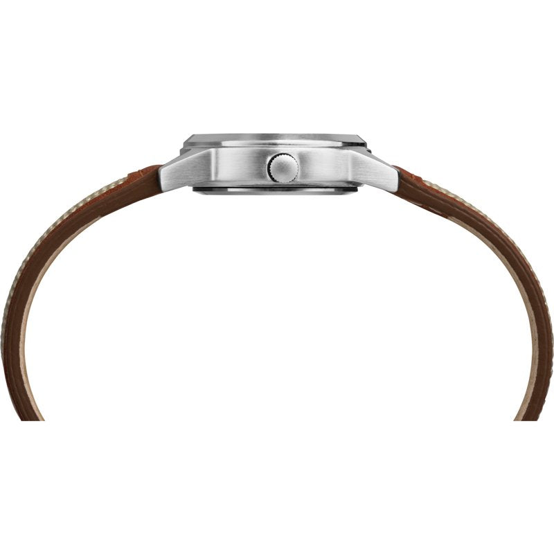 Women's Expedition Field Mini Outdoor Watch with Leather & Fabric Strap