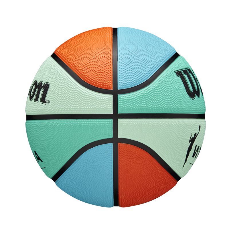 Outdoor Basketball 28.5 Inch Size 6 - Bright Multi-Color Dribble & Shoot