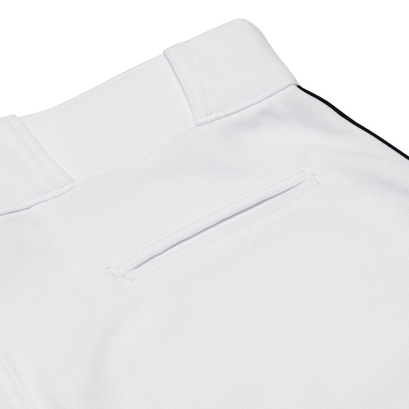 Baseball Pants with Braid - Open Bottom, Athletic Fit, Durable Polyester