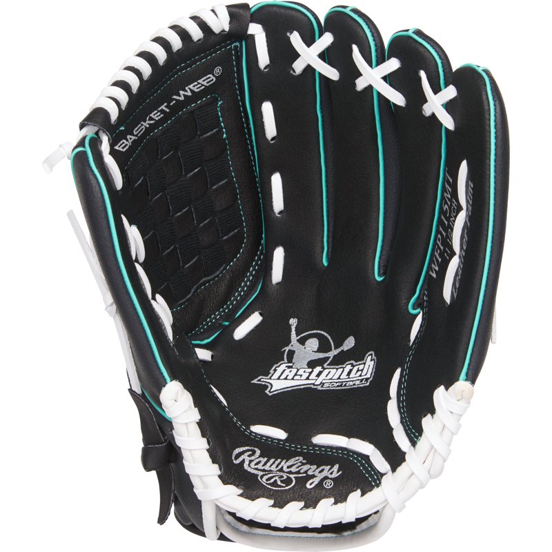 Youth Fastpitch Softball Glove - 11.5 Inch Fielding Mitt for Right & Left Hand