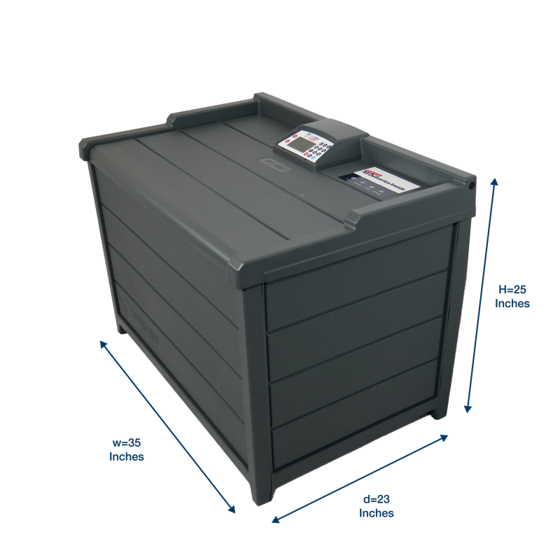 Waterproof Package Delivery Box Safe with Lock and Large Capacity