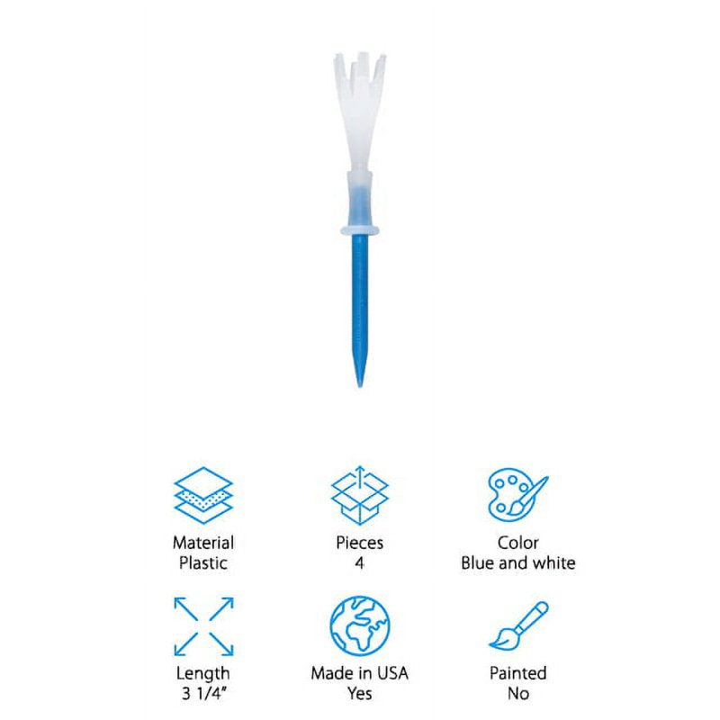 Reusable Golf Tees 4 Yards Longer Distance Plastic 3 1/4" Pack Variants
