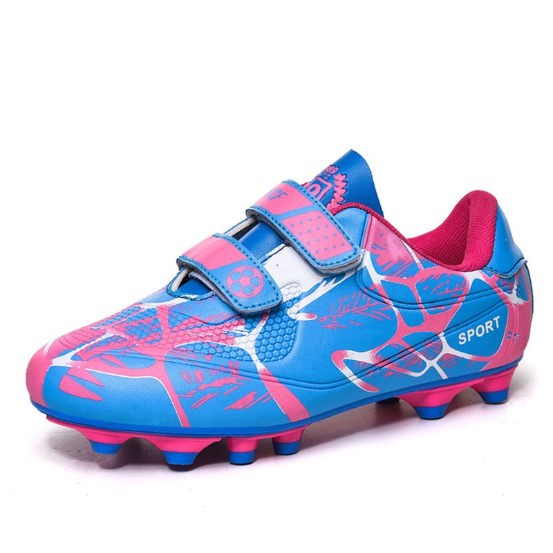 TrendOFT Kids Soccer Cleats Pink 9.5-10 Years A10 Variation